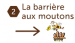 La barrière aux moutons